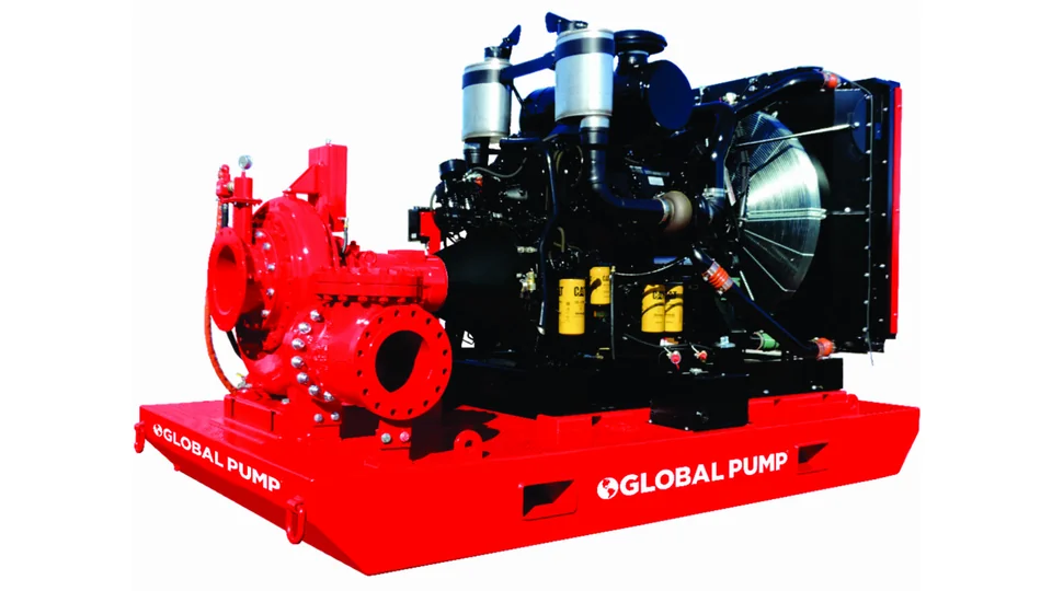 Global Pump high head diesel pump set
